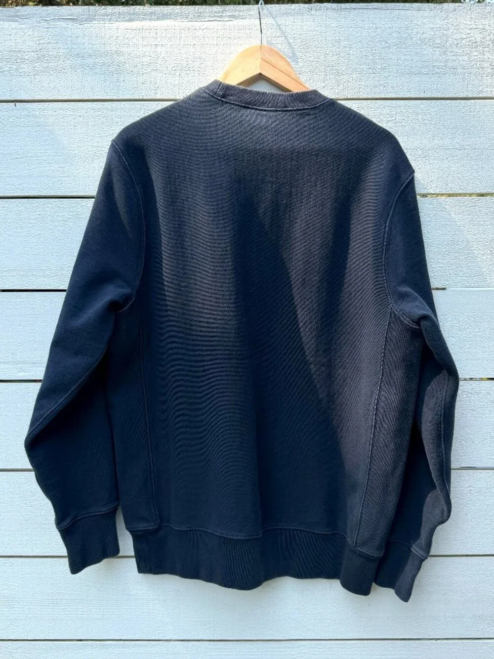 Men's J.Crew 14 oz. Heritage crewneck sweatshirt, Navy, Size Large
